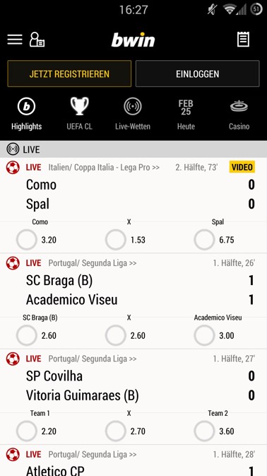 Bwin app anmelden mobile