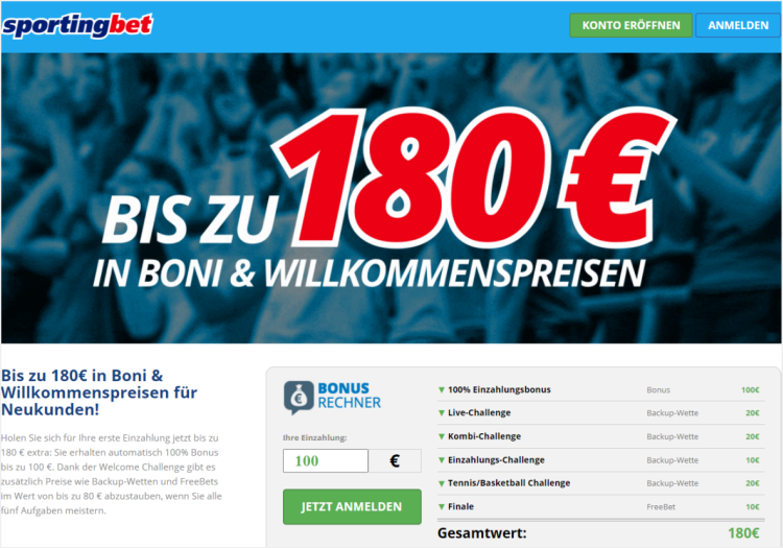 Legale sportingbet anmelden 2026